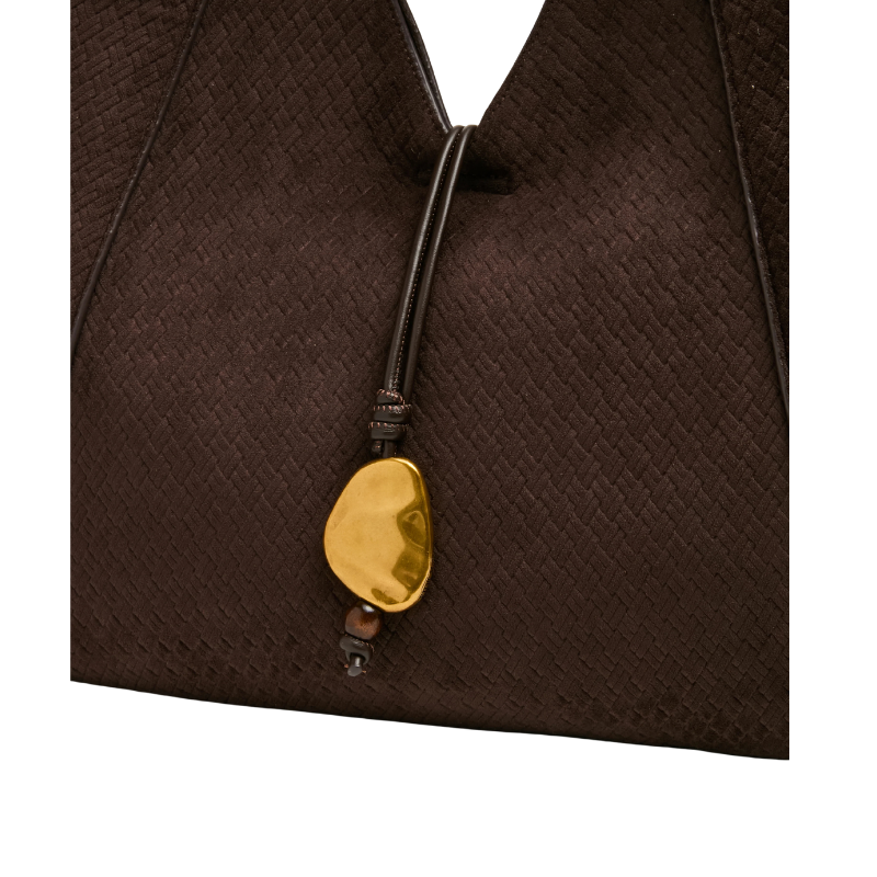 Windsor Handbags Luggage Brown Hobo Bag for Women - Image 4