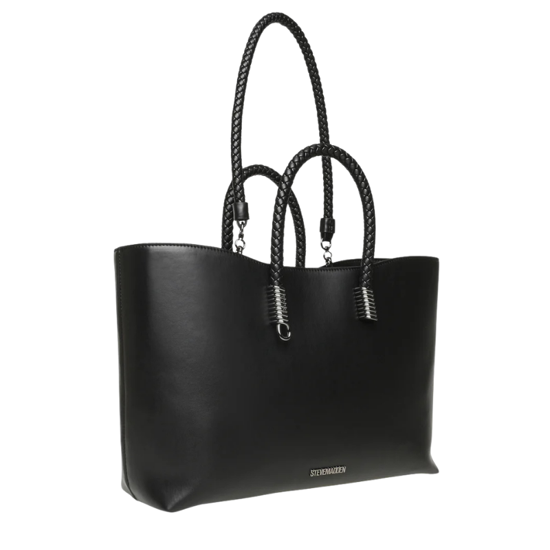 Windsor Handbags Luggage Black Multi Top Handle Shoulder Tote Bag for Women - Image 4
