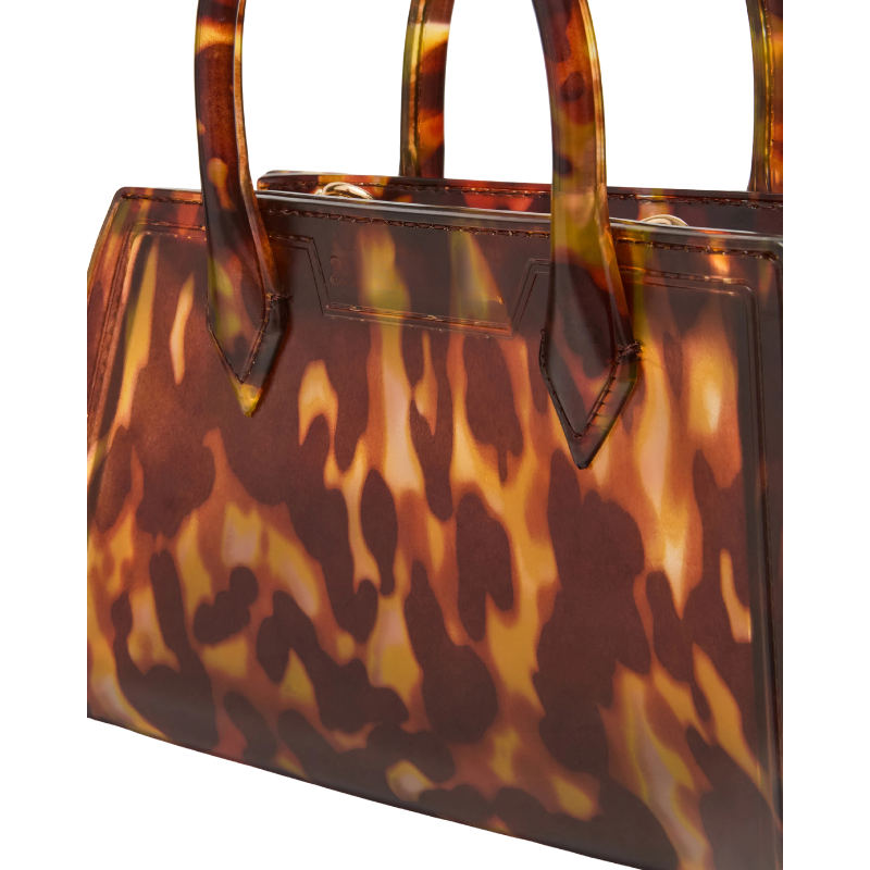 Windsor Handbags Luggage Tortoise Jelly Crossbody Bag for Women - Image 3