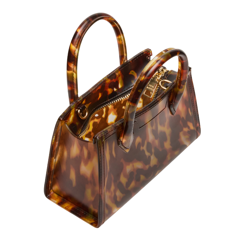 Windsor Handbags Luggage Tortoise Jelly Crossbody Bag for Women - Image 4